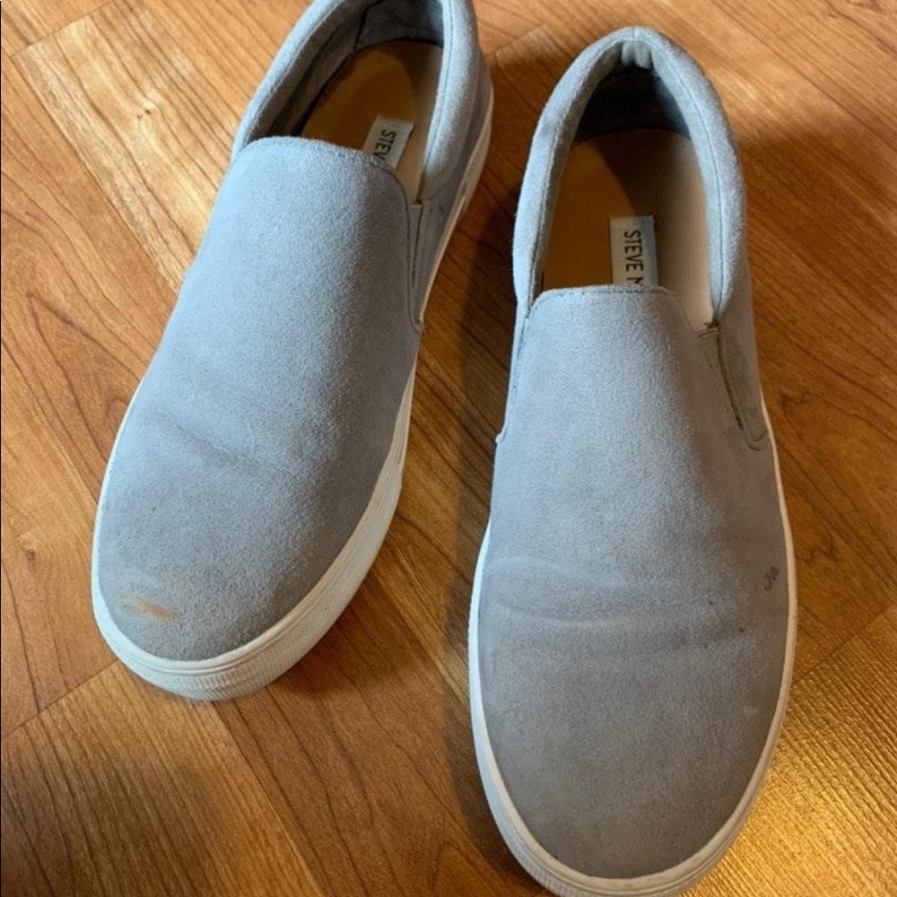 Suede Steve Madden platform shoes